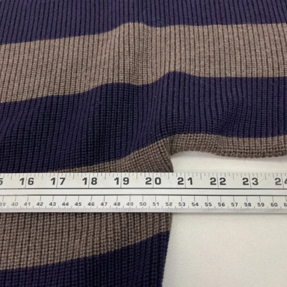 Tory Burch Striped 100% Wool Sweater - Picture 7 of 12